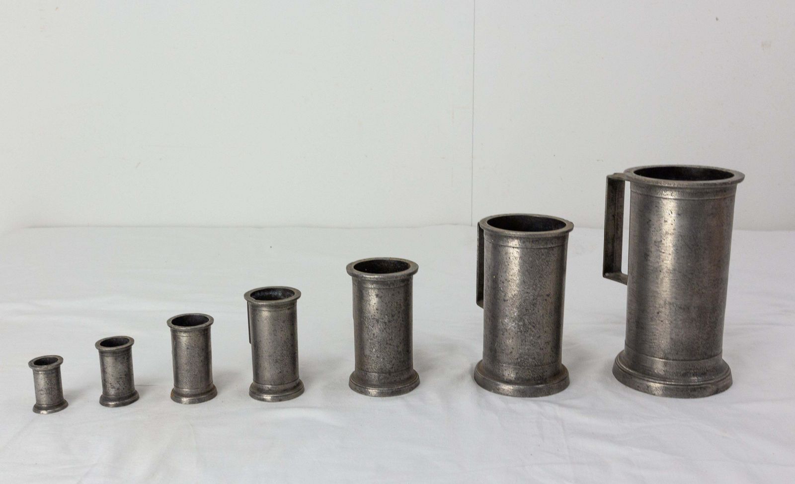 Series Of Measuring Tins, Trade Equipment, France, 19th Century photo furniture