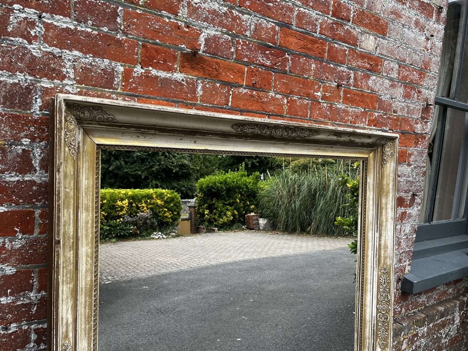 A Stunning Large Early Antique French 19th C Louis Philippe Mirror. photo 1295.0