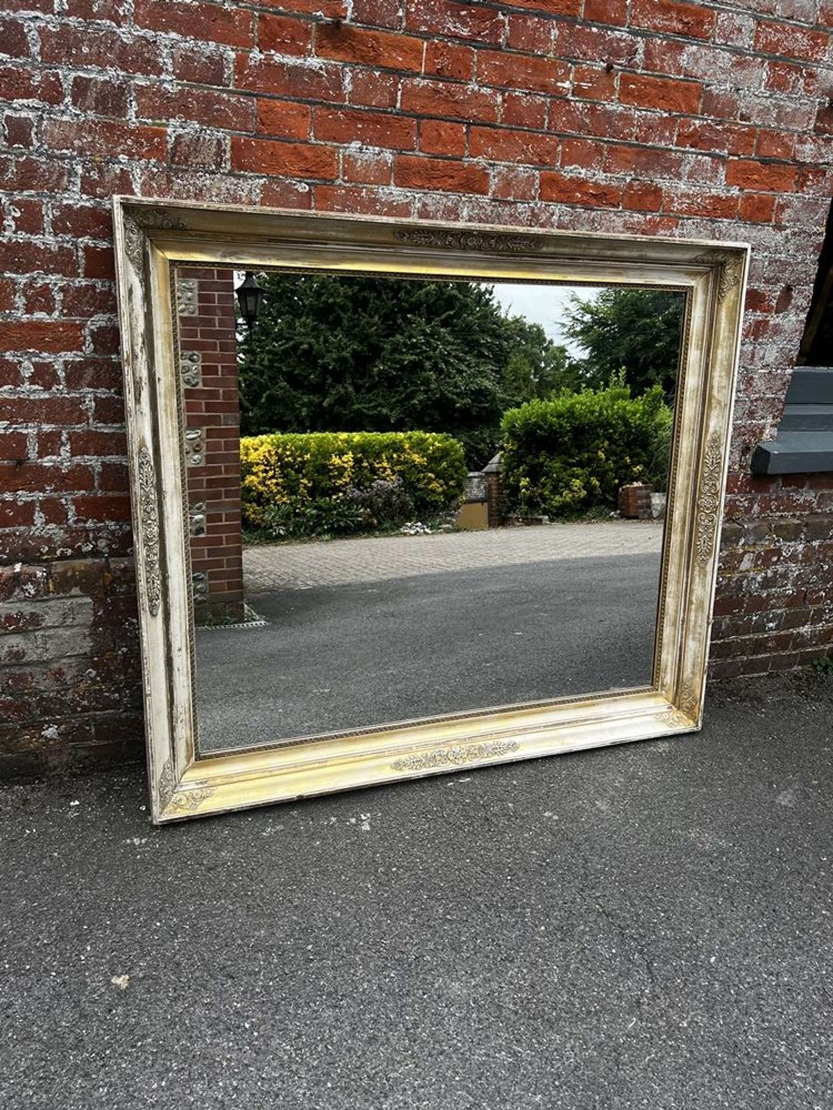 A Stunning Large Early Antique French 19th C Louis Philippe Mirror. photo vinterior