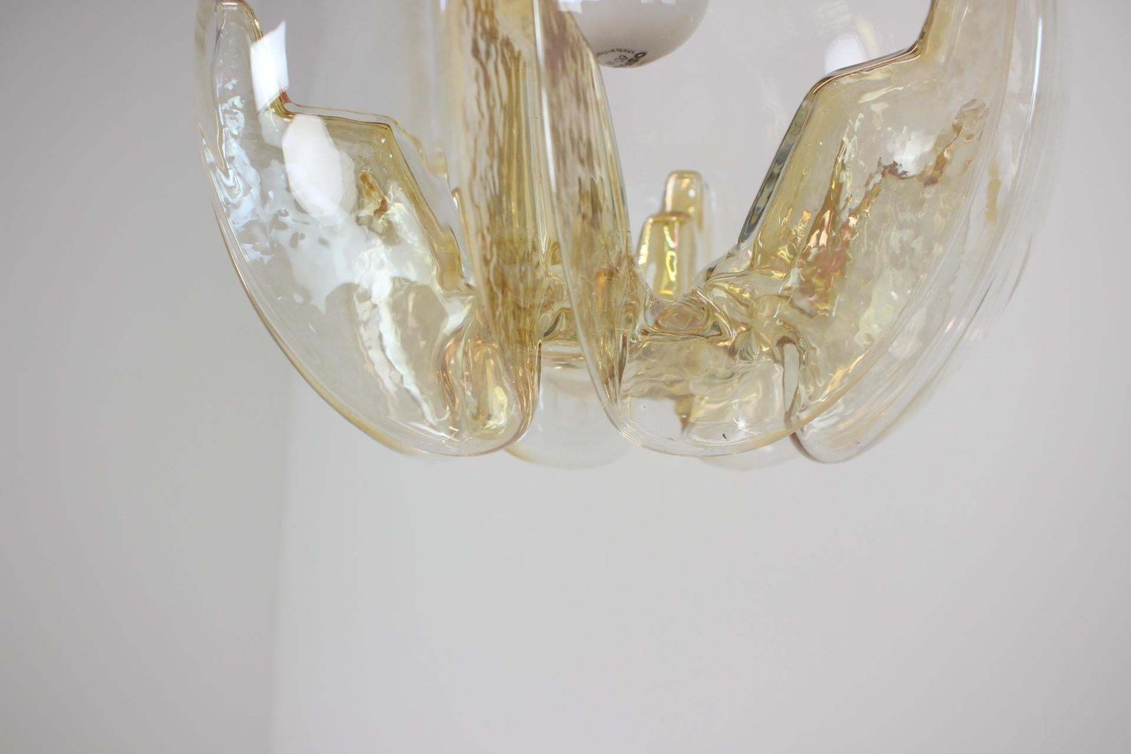 Mid Century Mazzega Murano Glass Pendant, Italy, 1970s. photo 692.0