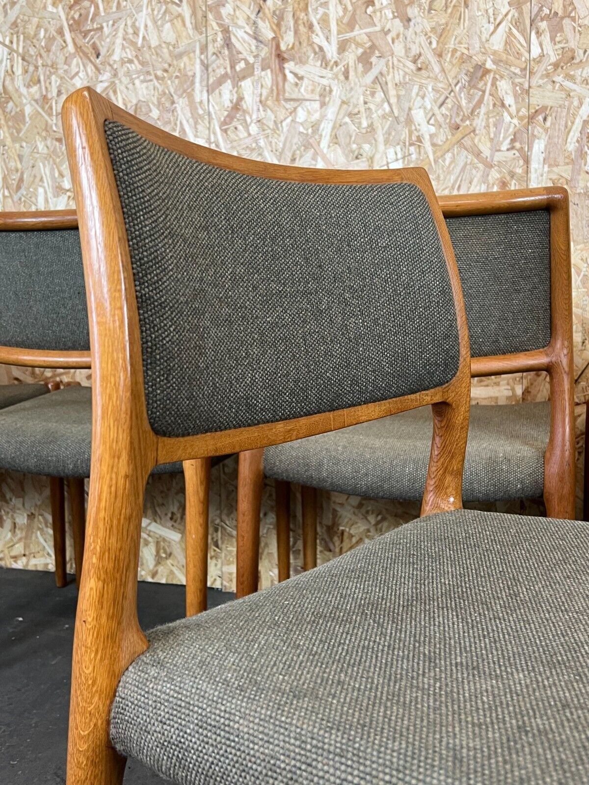 photo for sale 6x 60s 70s Chairs Teak Dining Chair Niels O. Möller For Jl Møllers 60s