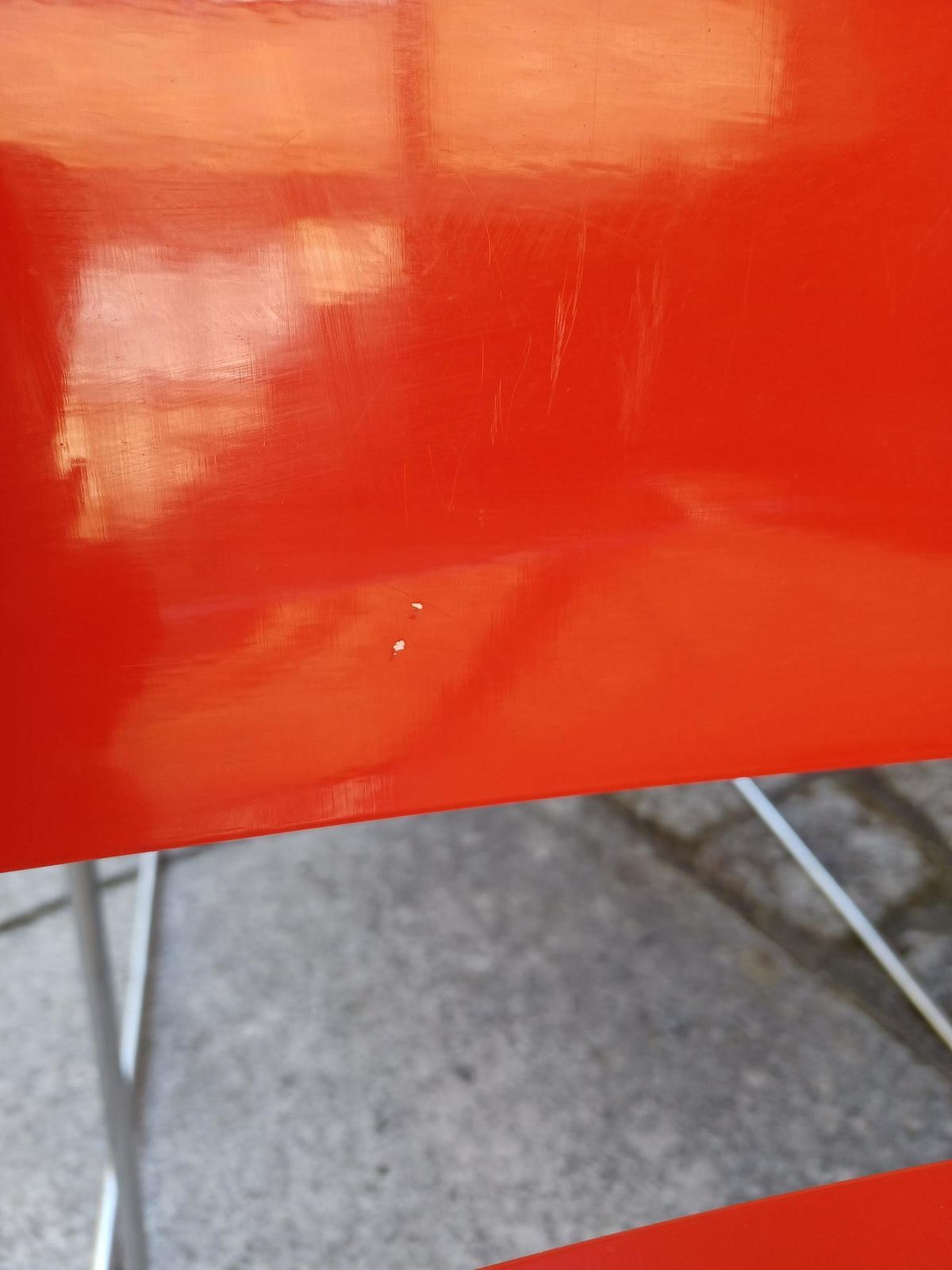 Red Spindle Chairs By Piero Lissoni For Poro photo furniture