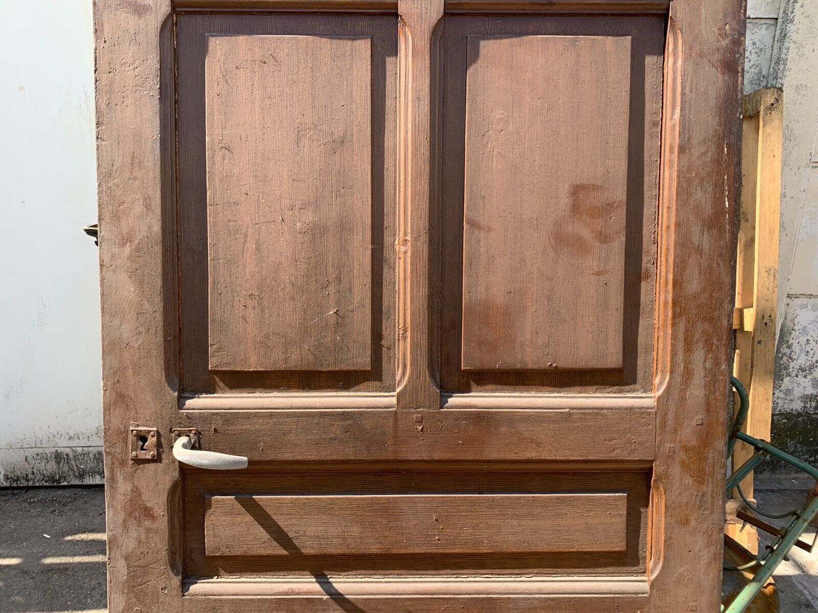 20th Century Patinated Fir Door photo for sale