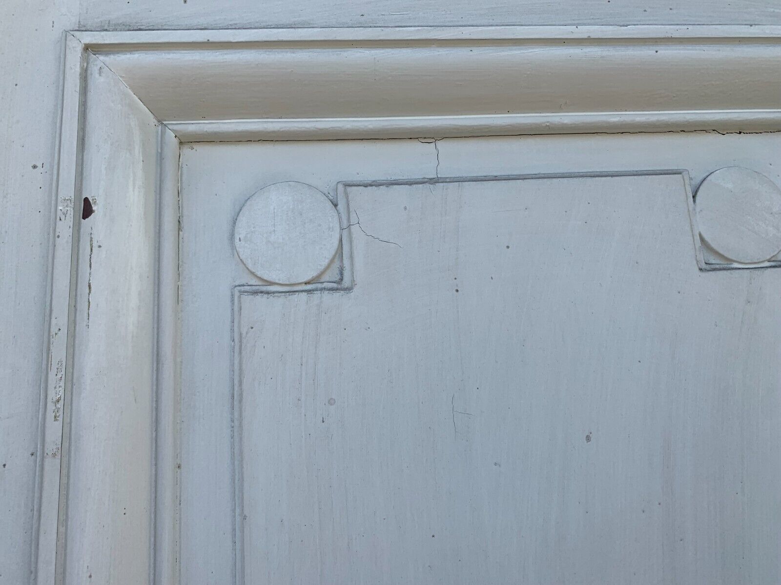 Double Art Deco Cupboard Door In 20th Century Patinated Fir photo 747.5650125
