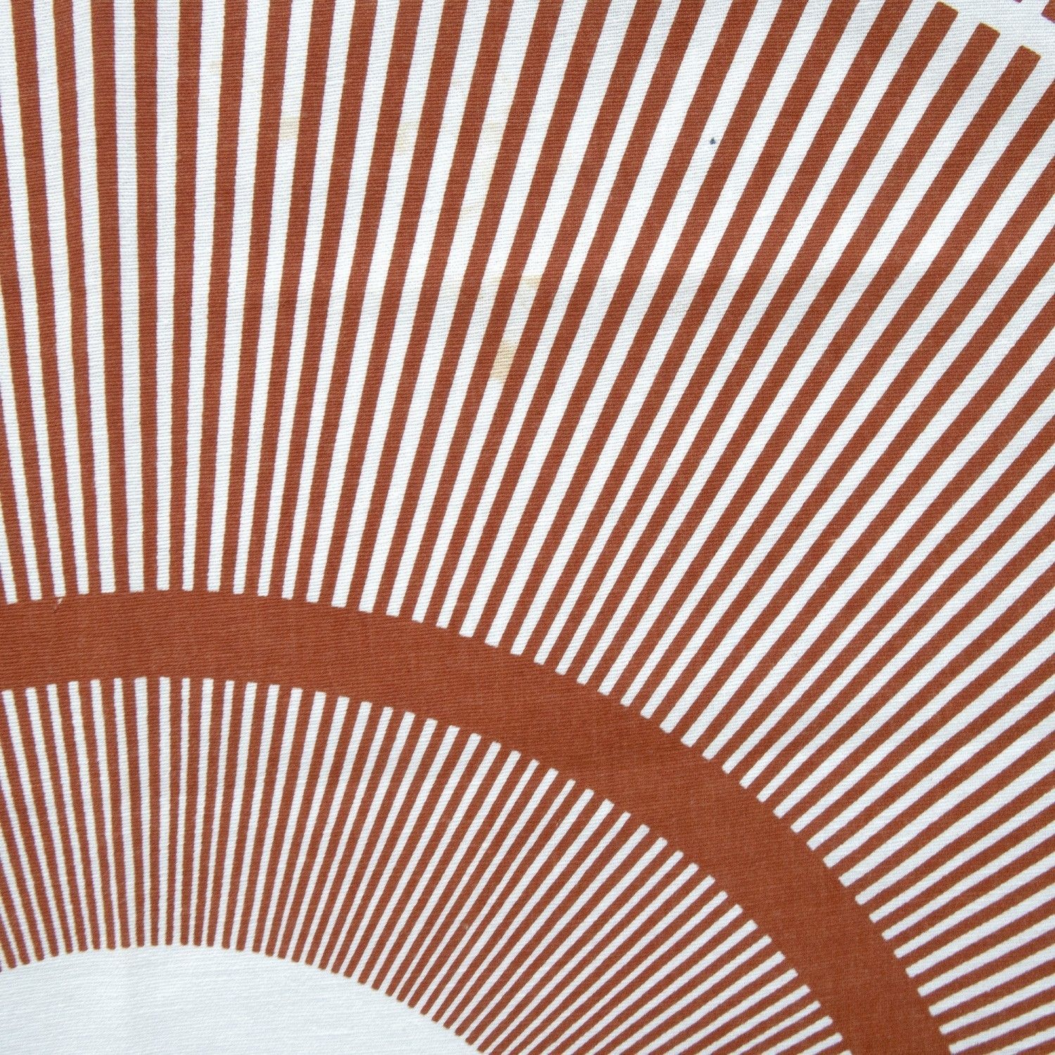 Op Art Target Design Screenprinted Art Textile From Norway, 1970s photo vinterior