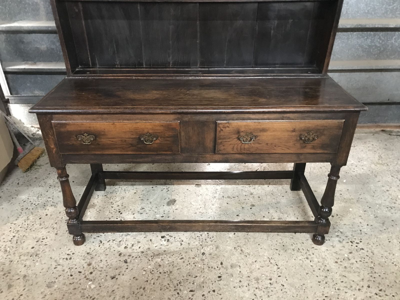Furniture Beautiful 18th Century Oak Dresser photo