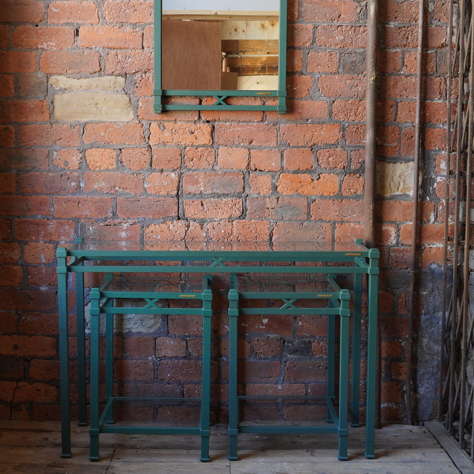 Pierre Vandel Console Table, Entryway Side Tables And Mirror photo furniture