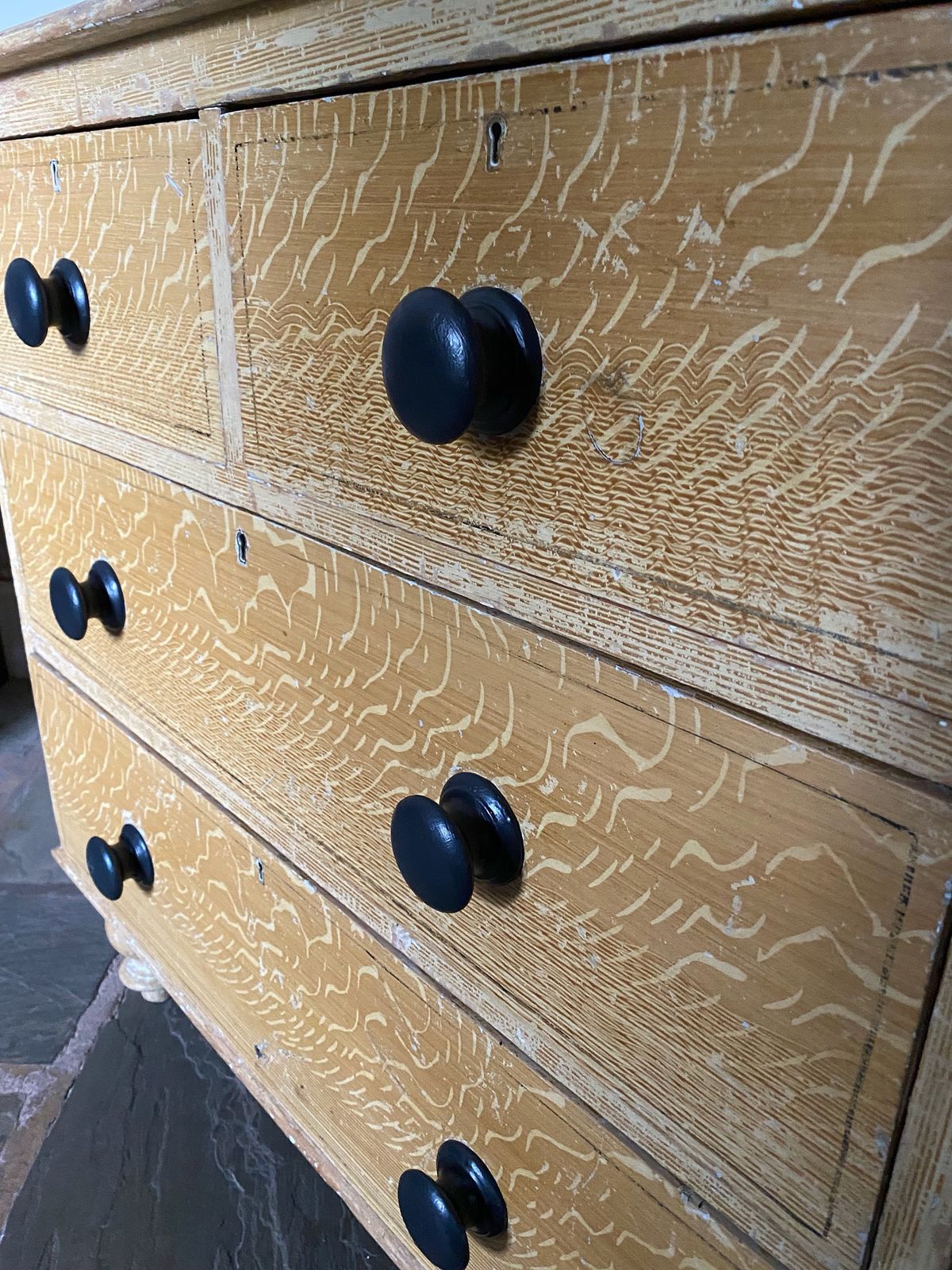Victorian Dry Scraped Chest Of Drawers photo 795.0