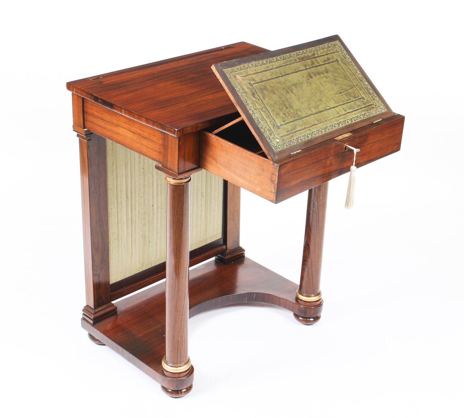 Antique English Empire Writing Side Table C.1820  19th Century photo for sale
