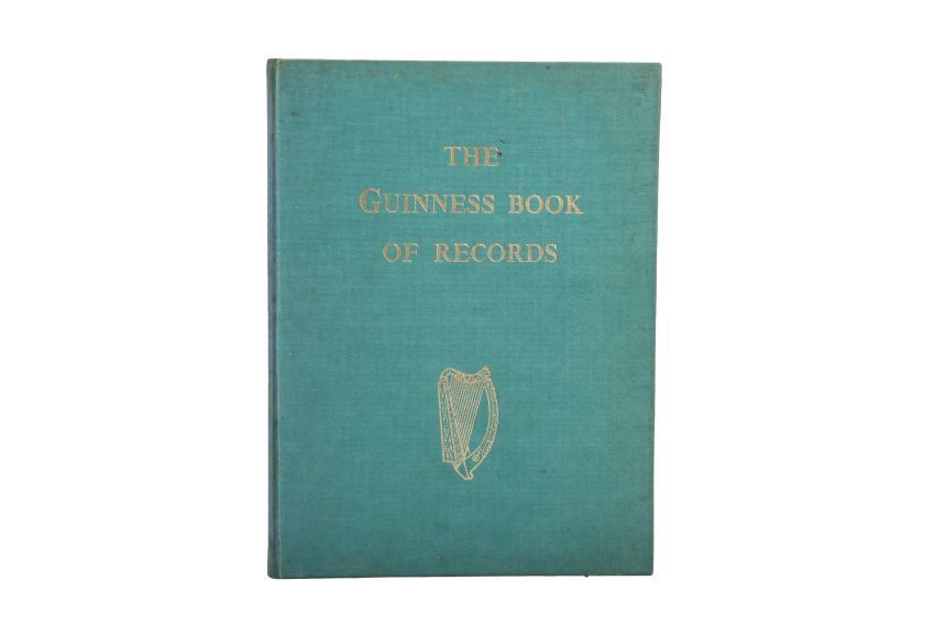 Reduced   Rare Set Of 6 1950s Guiness Book Of World Records Lithographs photo Art