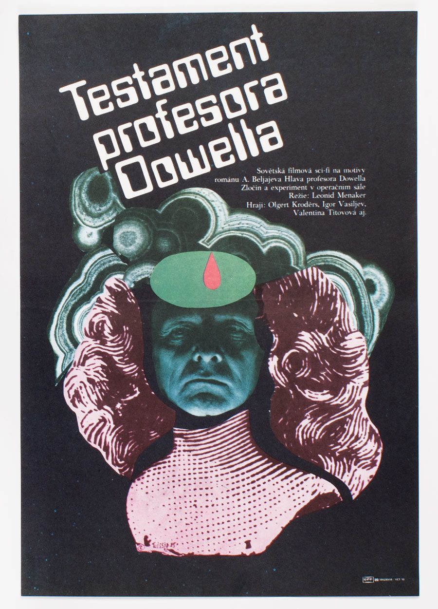 Movie Poster, The Testament Of Professor Dowell, Karel Teissig, 1985