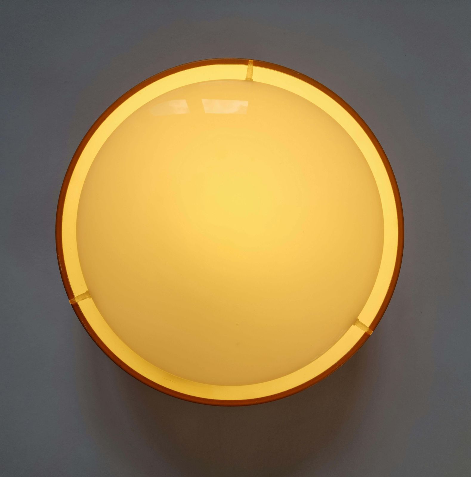 Mid Century Flush Mount Clemmensen & Jørgen Bo, Fog & Mørup, Denmark, 1960s photo for sale
