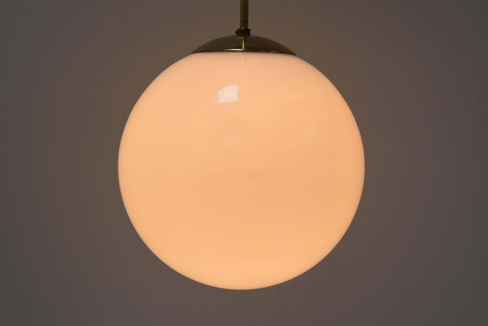 Mid Century Glass Pendant/Kamenicky Senov,1960's. photo for sale