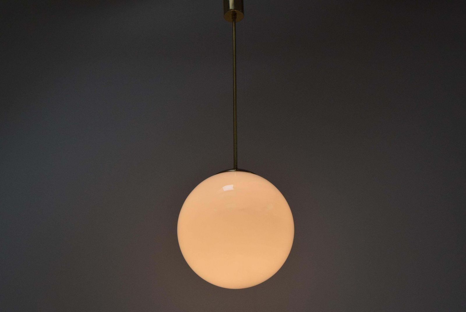 Mid Century Glass Pendant/Kamenicky Senov,1960's. photo vinterior