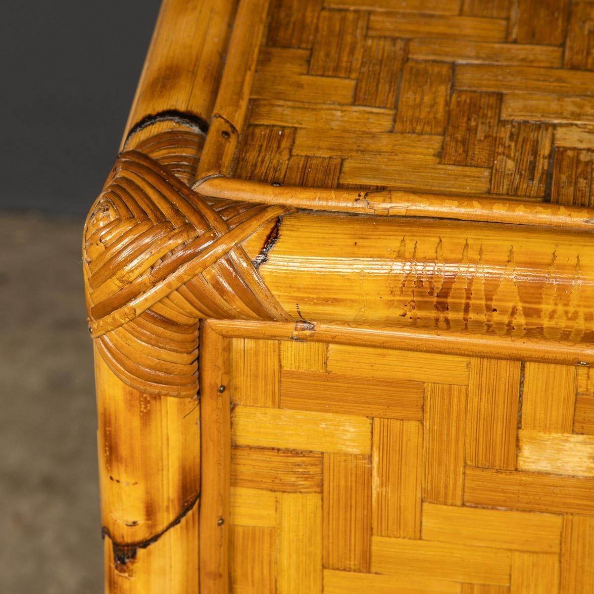 20th Century French Chest Of Drawers In Bamboo, C.1970 photo buy