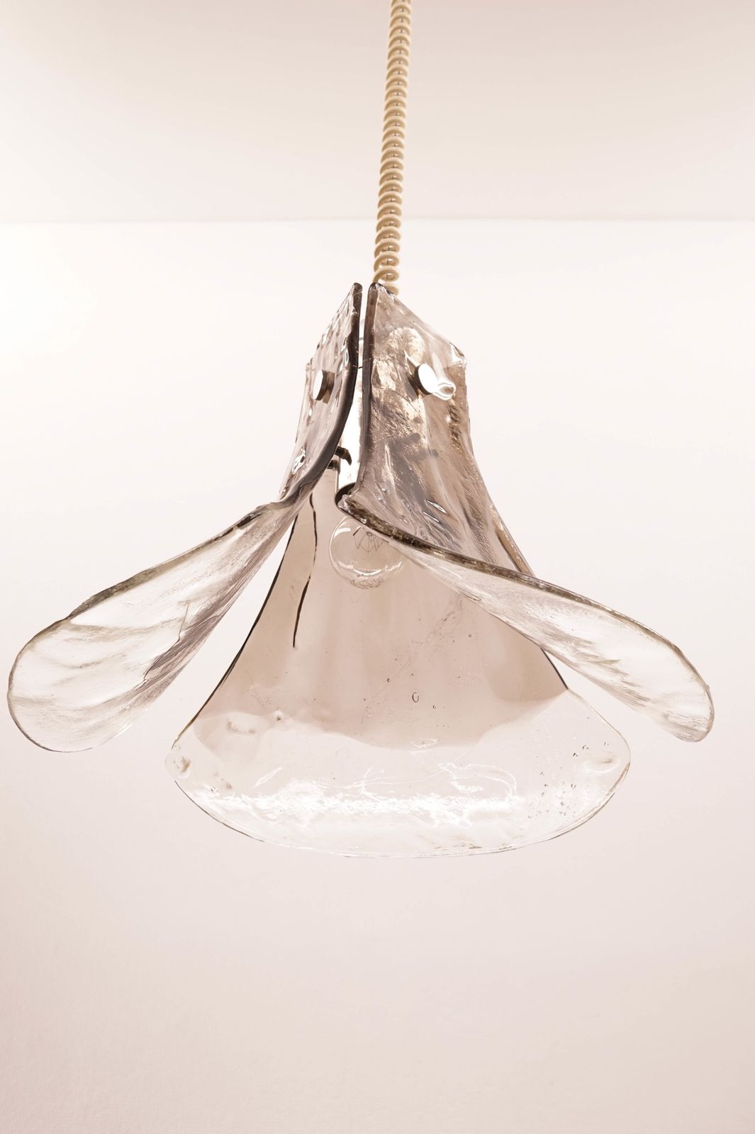 Murano Glass Flower Petal Chandelier From Kalmar photo vinterior
