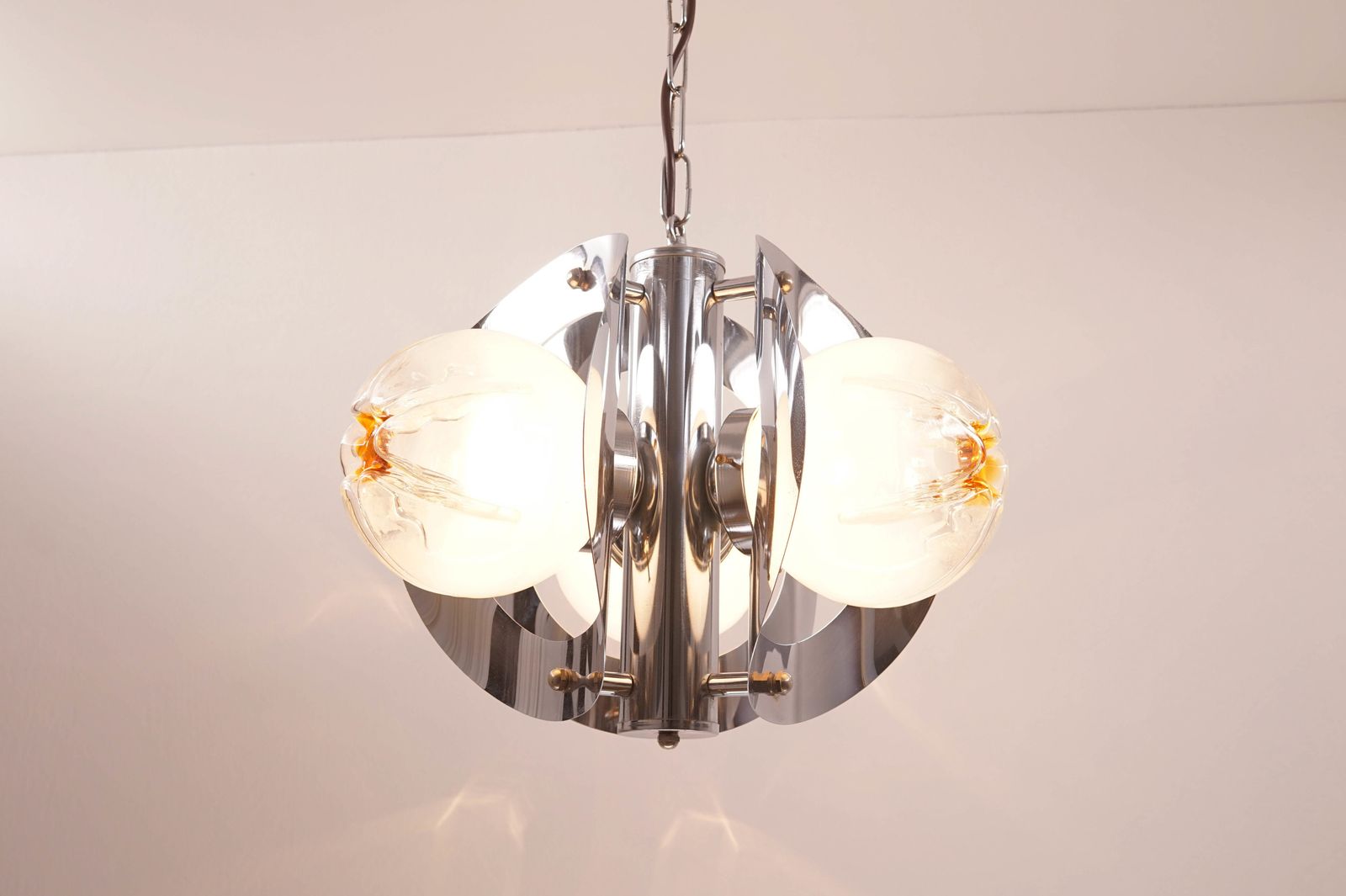 1970s Murano Glass Chandelier By Mazzega photo furniture