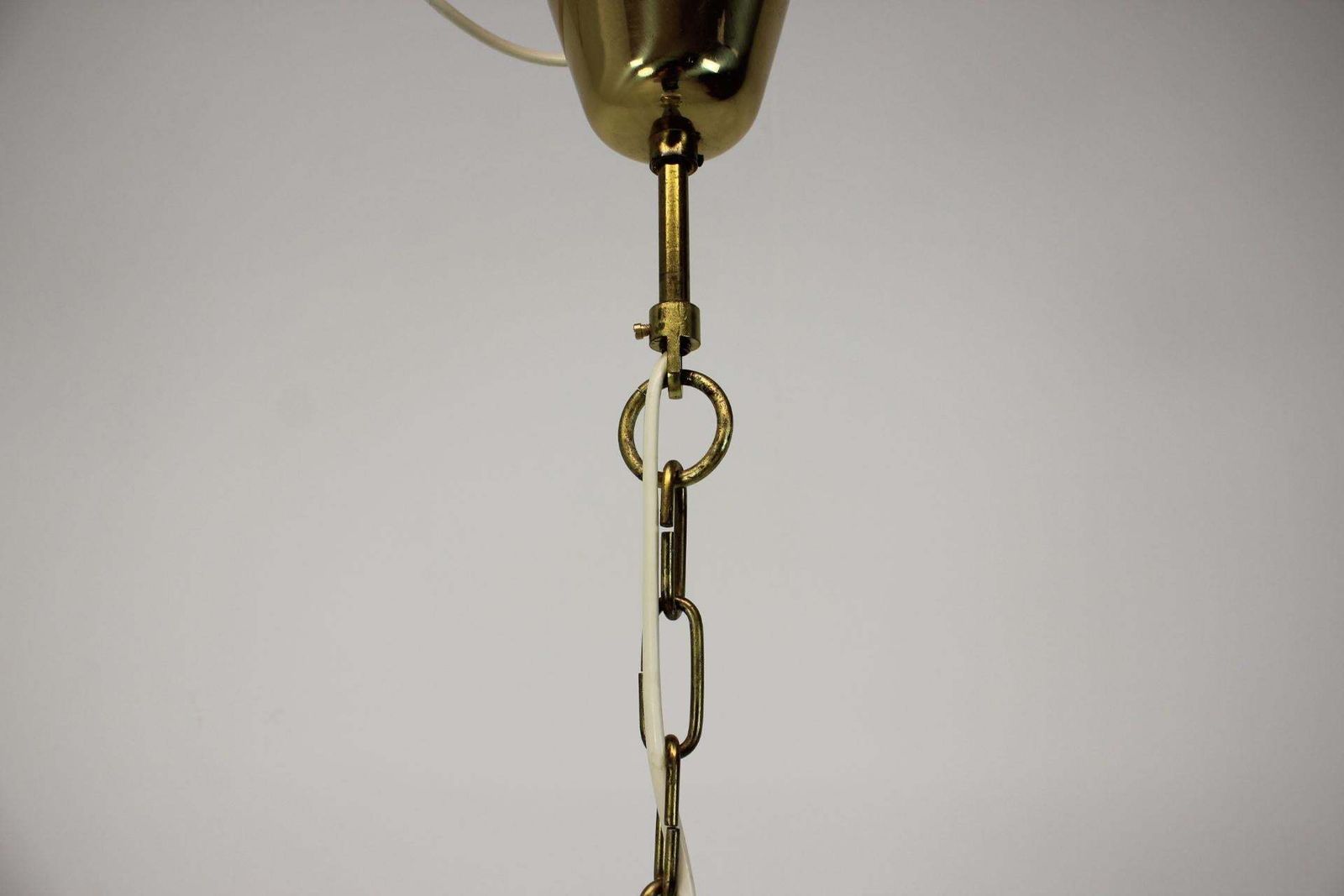 Mid Century Big Glass Pendant/Kamenicky Senov, 1970's photo for sale