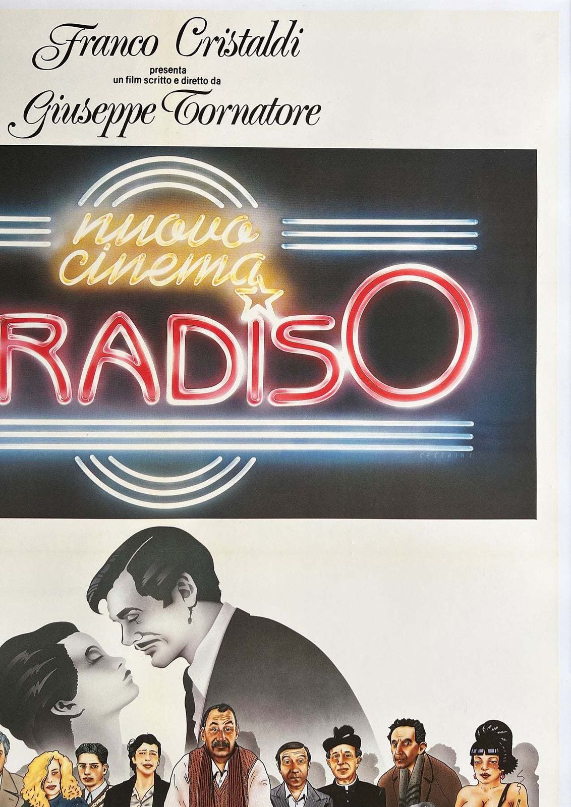 Cinema Paradiso 1989 Italian 2 Foglio Film Movie Poster Cecchini photo Art