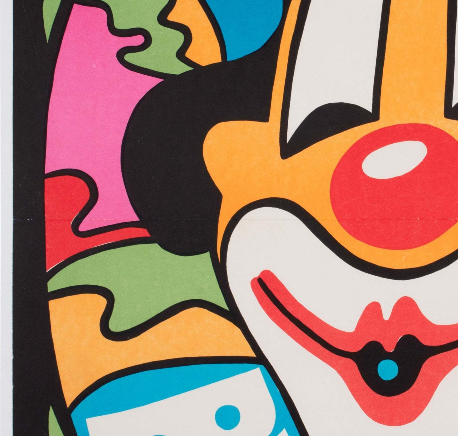 Bucharest Clown 1974 Romanian Circus Poster, Cioca photo 1140.0