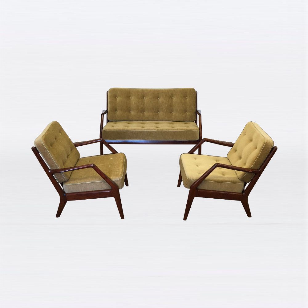 Model Fd123 Lounge Suite By Orla Molgaard Nielsen For France And Daverkosen