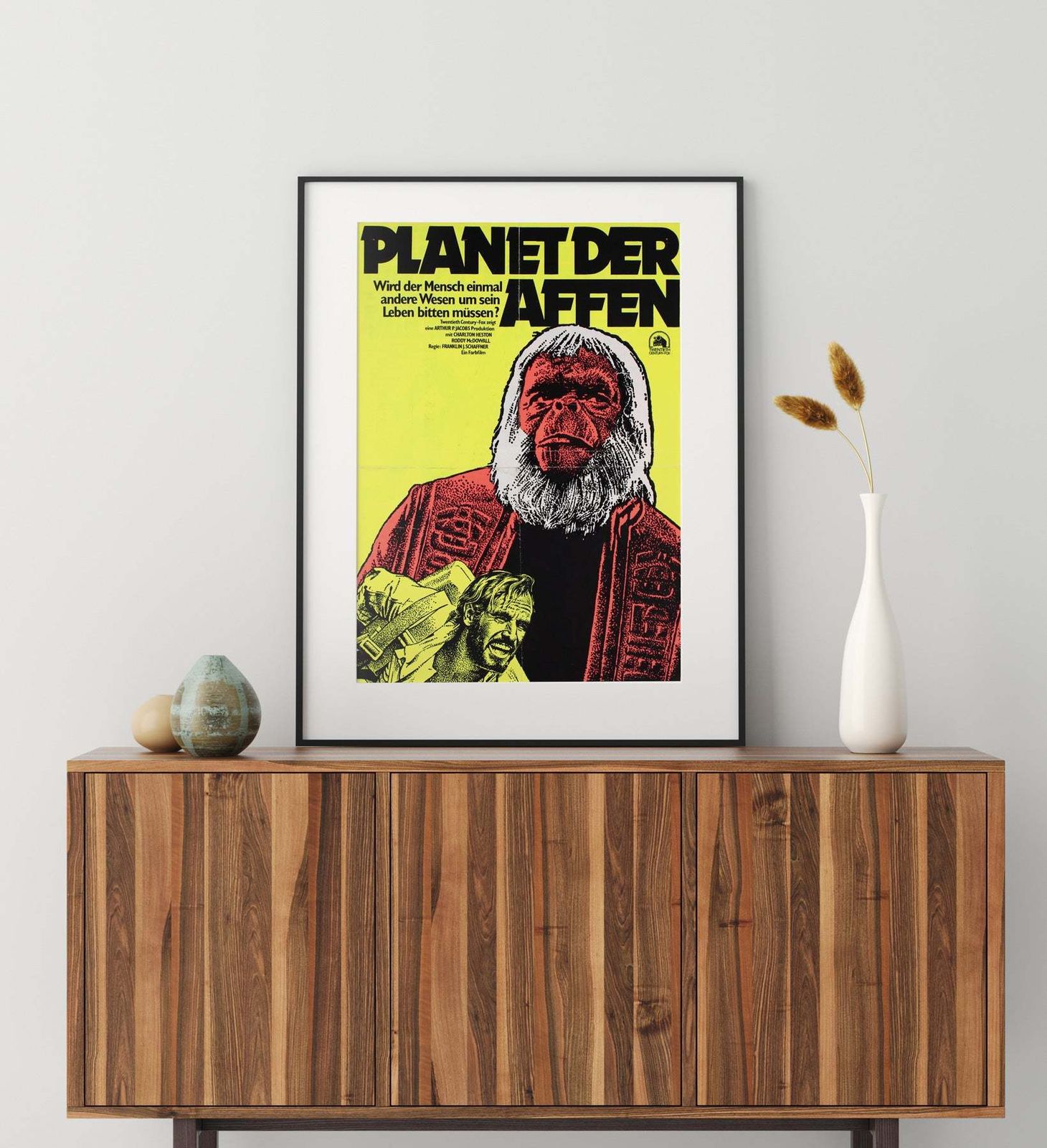 Planet Of The Apes R1975 German Blacklight A2 Film Poster photo furniture