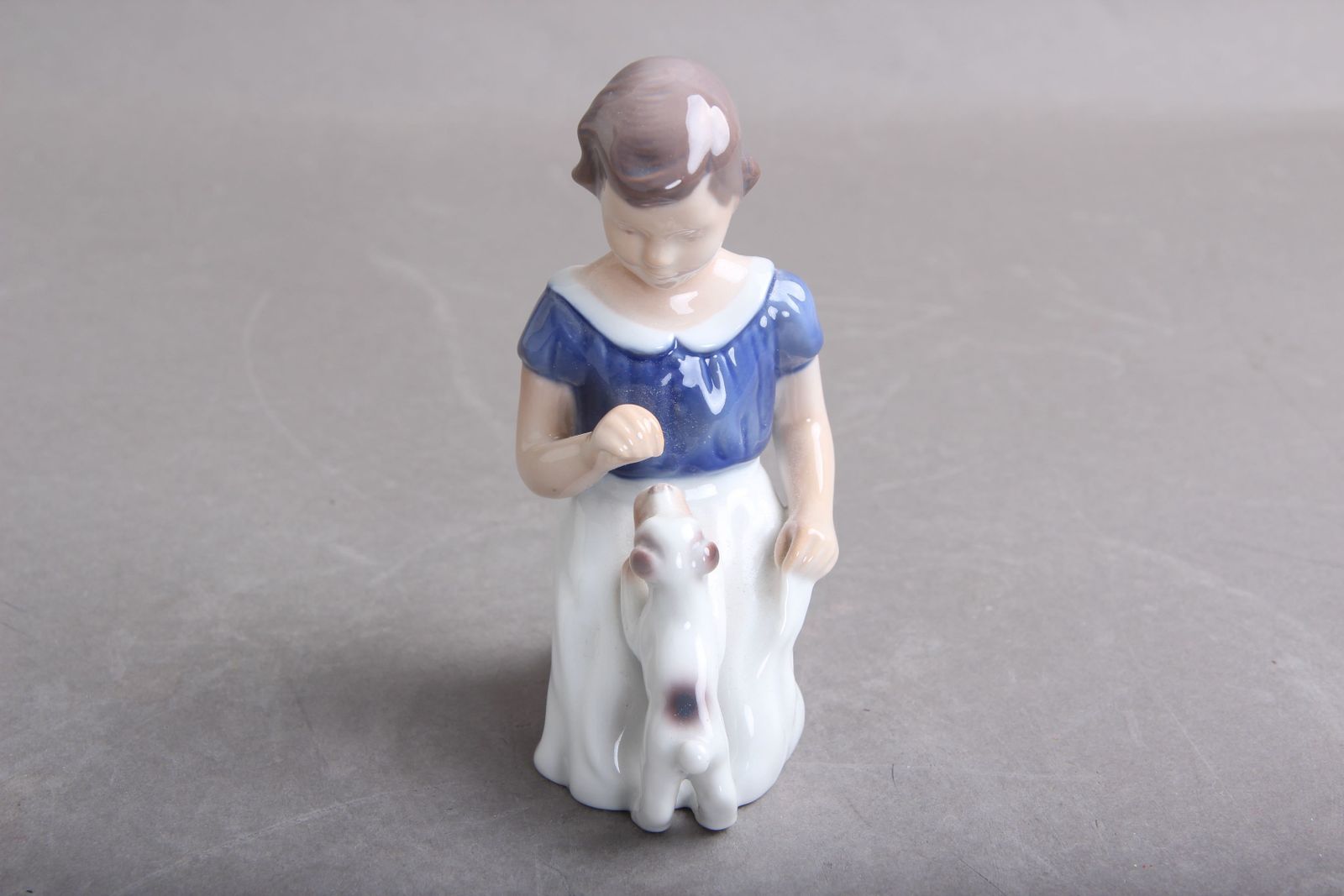 Bing & Grondahl, Girl With Small Dogs, Model B&G 2316 Designed By Vita Thymann And Produced Between 1970 And 1982