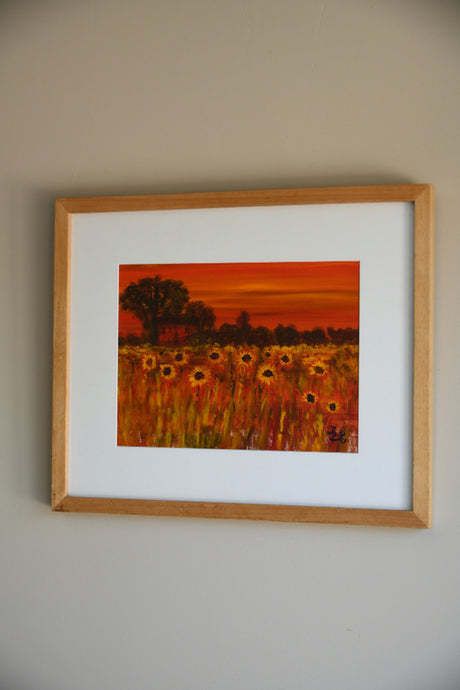 Field Of Sunflowers, Late 20th Century photo furniture