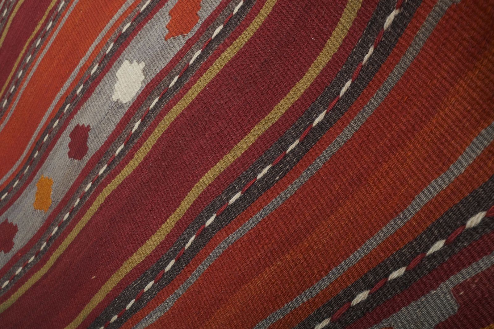 Vintage Turkish Oushak Extra Long And Narrow Kilim Runner With Mid Century photo furniture