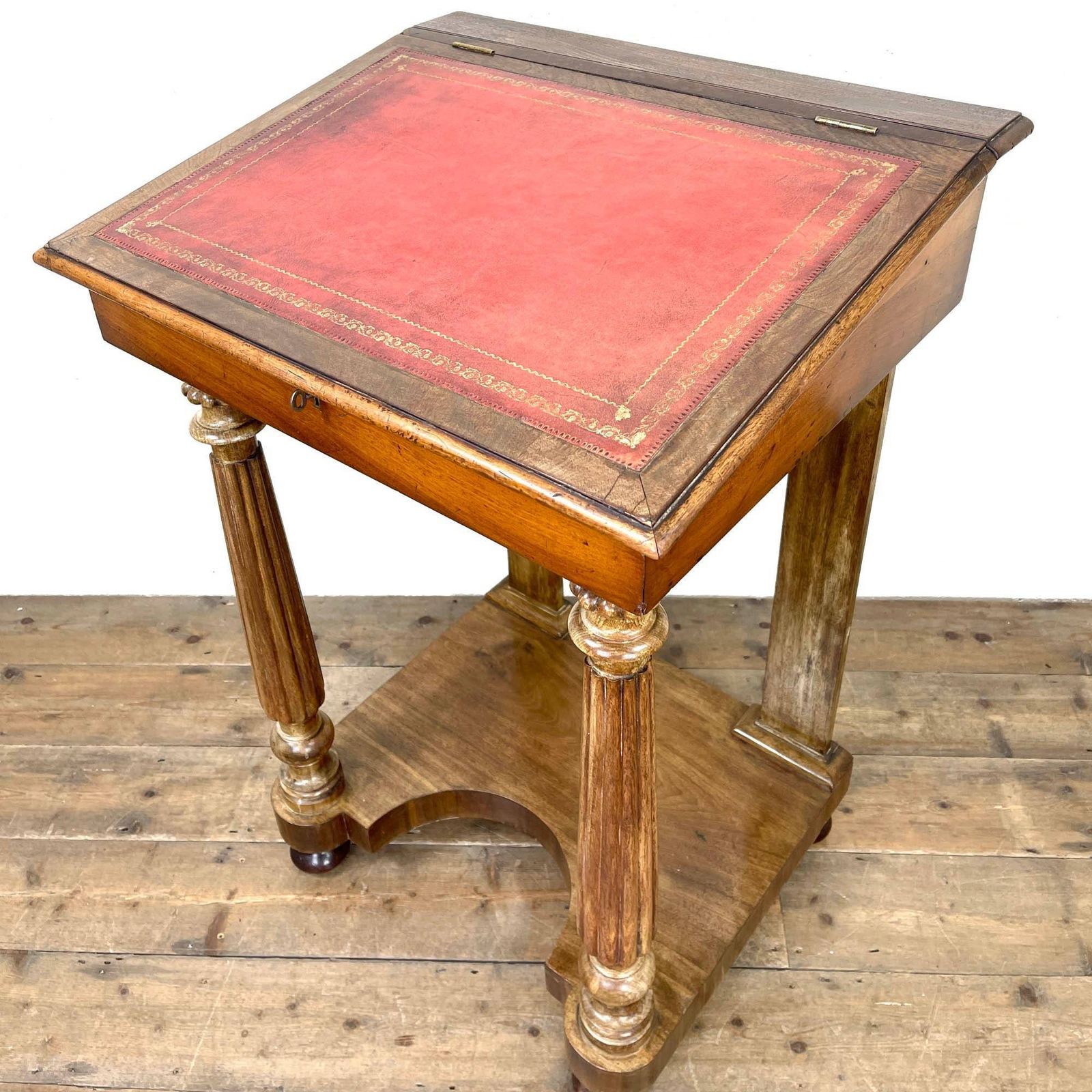 Antique Victorian Mahogany Davenport Writing Desk photo furniture