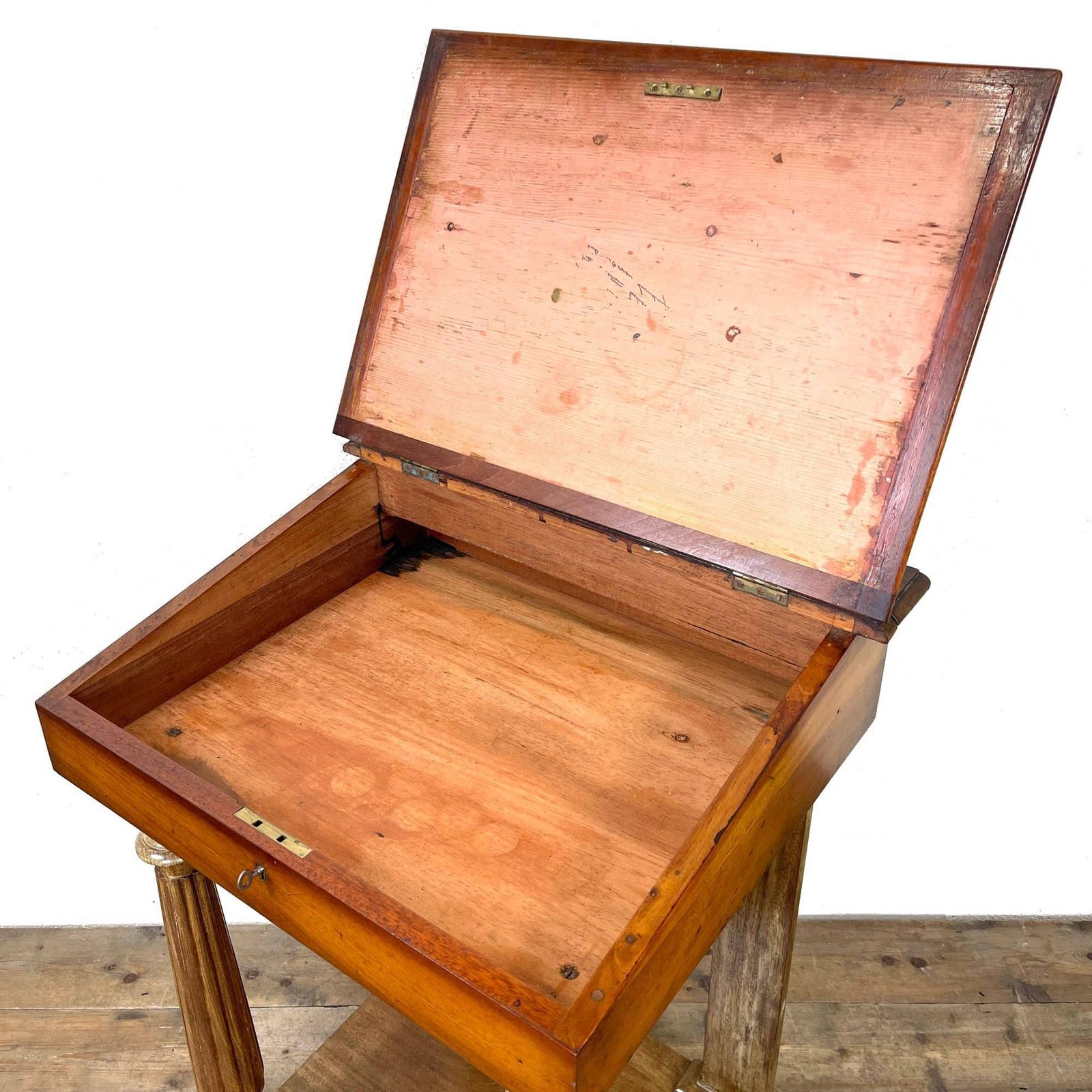 Antique Victorian Mahogany Davenport Writing Desk photo 295.0