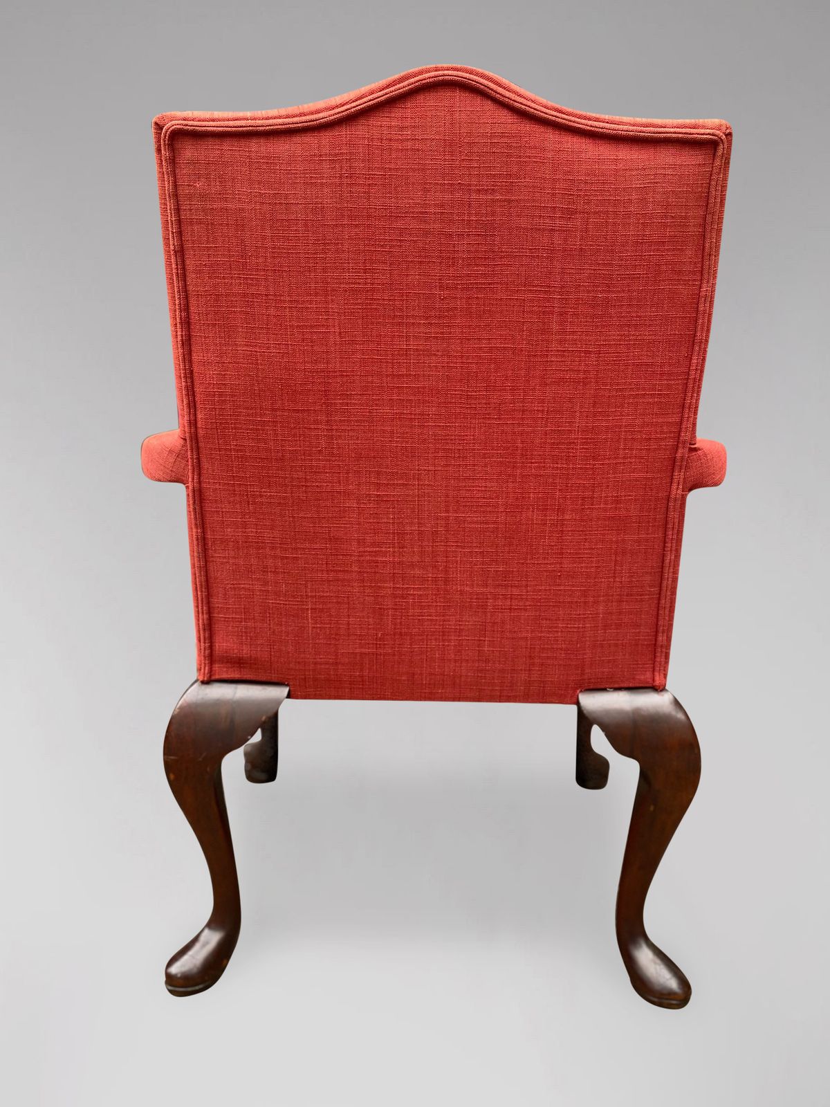 19th Century Carved Mahogany Gainsborough Armchair photo 2650.0