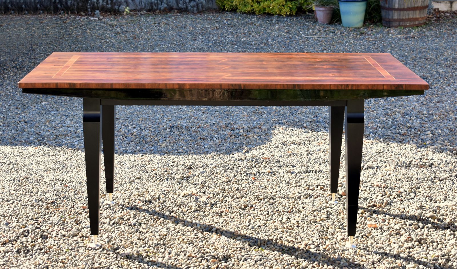 photo vinterior Mid Century French Rosewood Dining Table