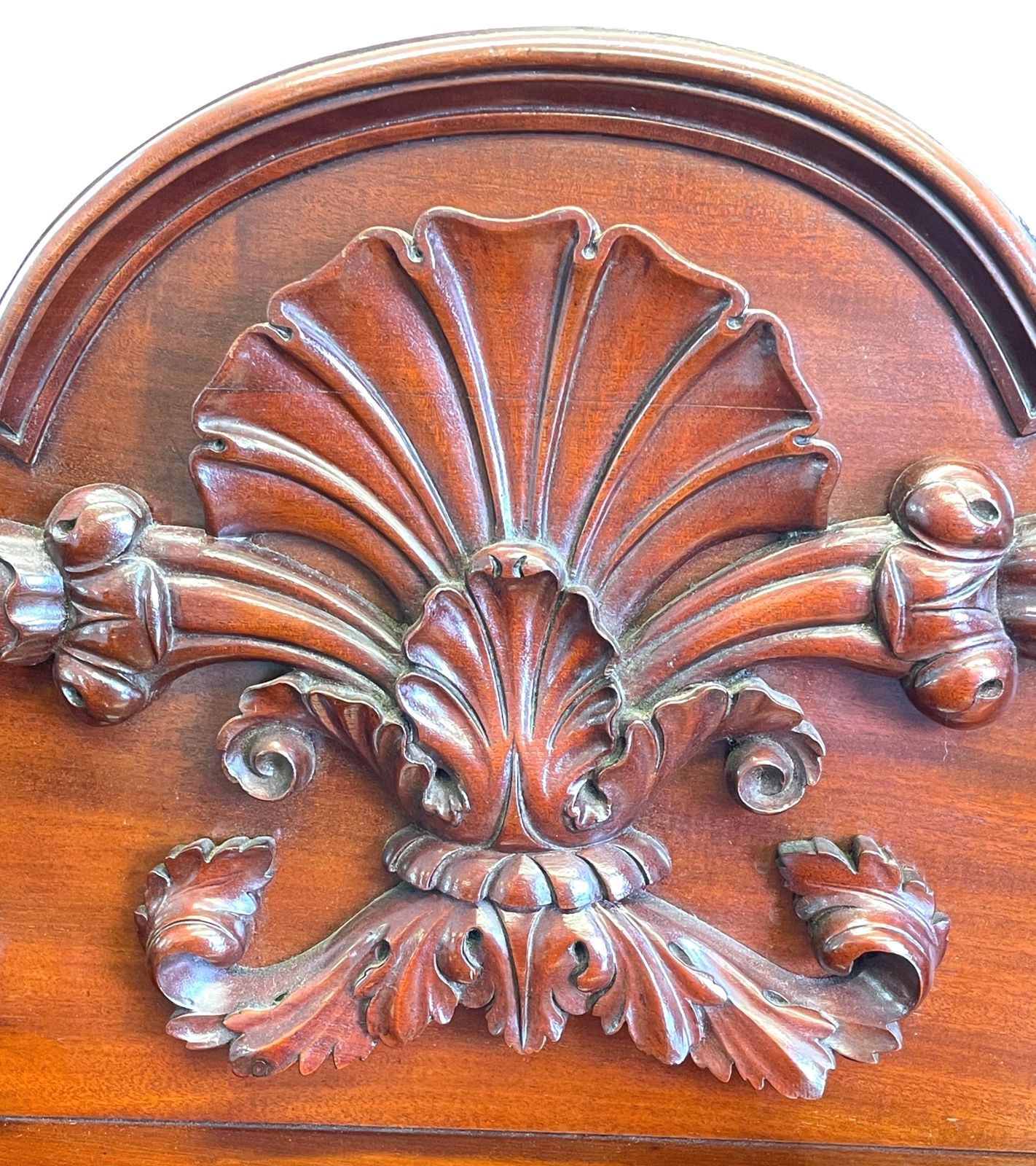 photo furniture Mahogany 19th Century Carved Buffet (England, Circa 1850)