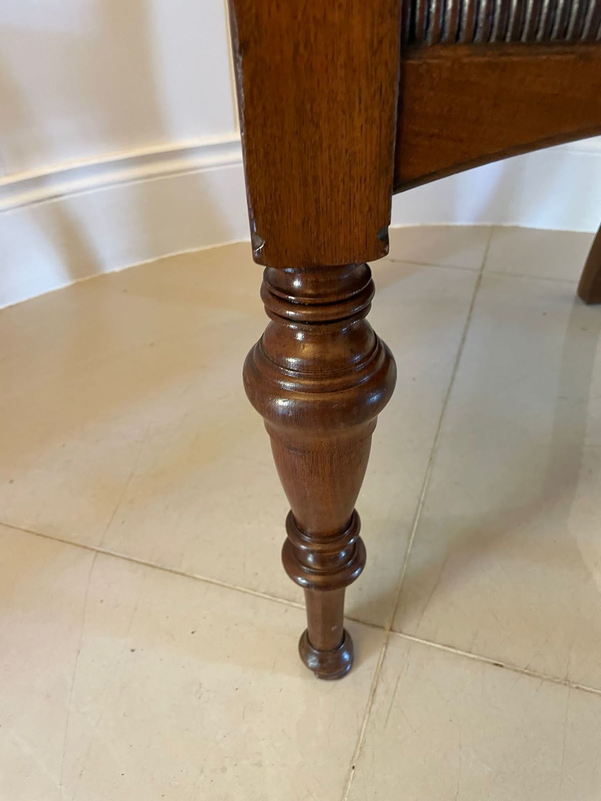 Pair Of Quality Antique Carved Walnut Hall Chairs photo vintage