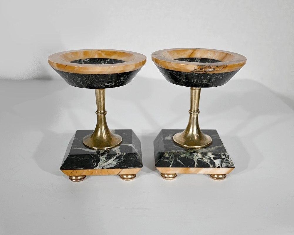 photo for sale Marble And Bronze Fireplace Trim, Art Deco – 1920