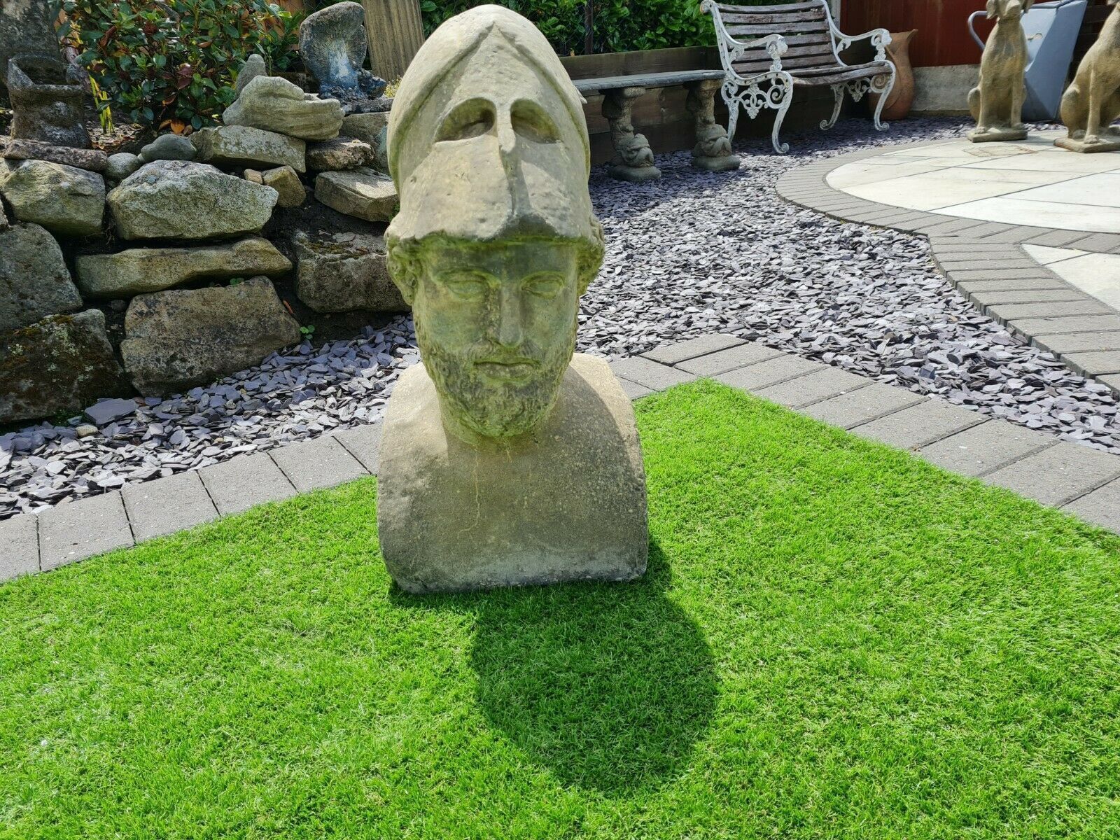 Pericles Greek Statesman !Garden Ornemant English Stone ( Delivery Available Via Our Own Specialist Courier Company 0195. photo for sale