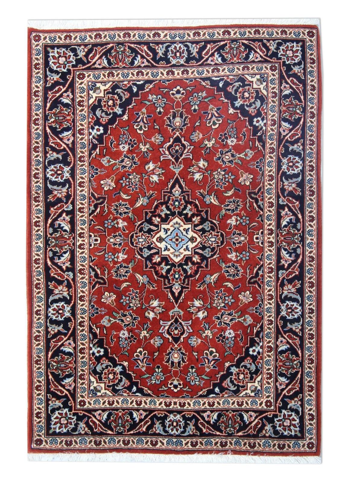 Handmade Carpet Rug Red Wool Oriental Rug, Traditional Medallion Rug