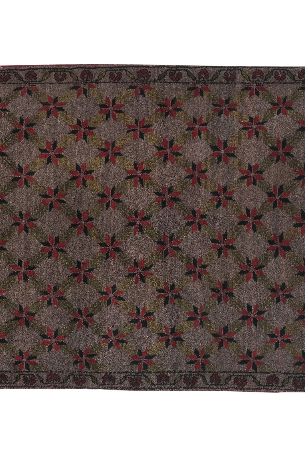 Vintage Wool Turkish Tulu Rug 3'9'' X 8' photo furniture