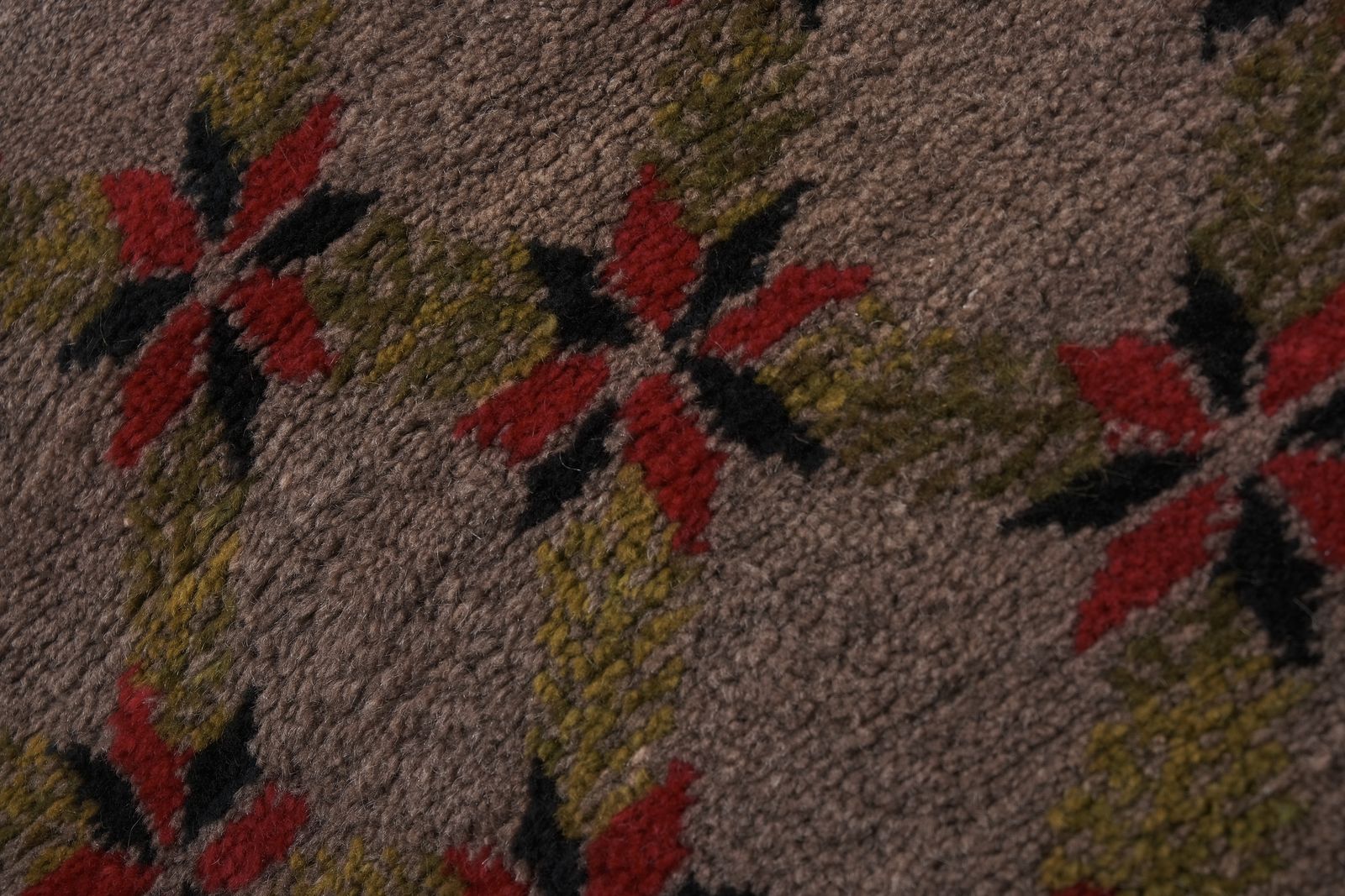 Vintage Wool Turkish Tulu Rug 3'9'' X 8' photo vintage