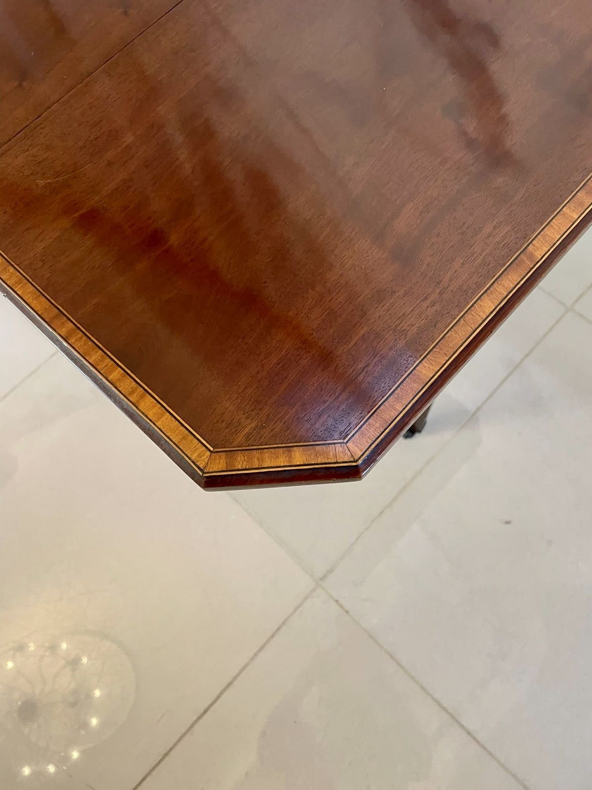 Antique Quality Inlaid Mahogany Sutherland Table photo vinterior