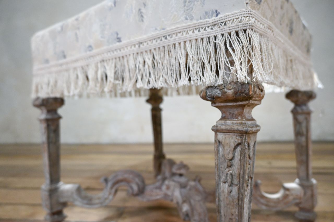 18th Century French Louis XIV Dressing Stool photo furniture