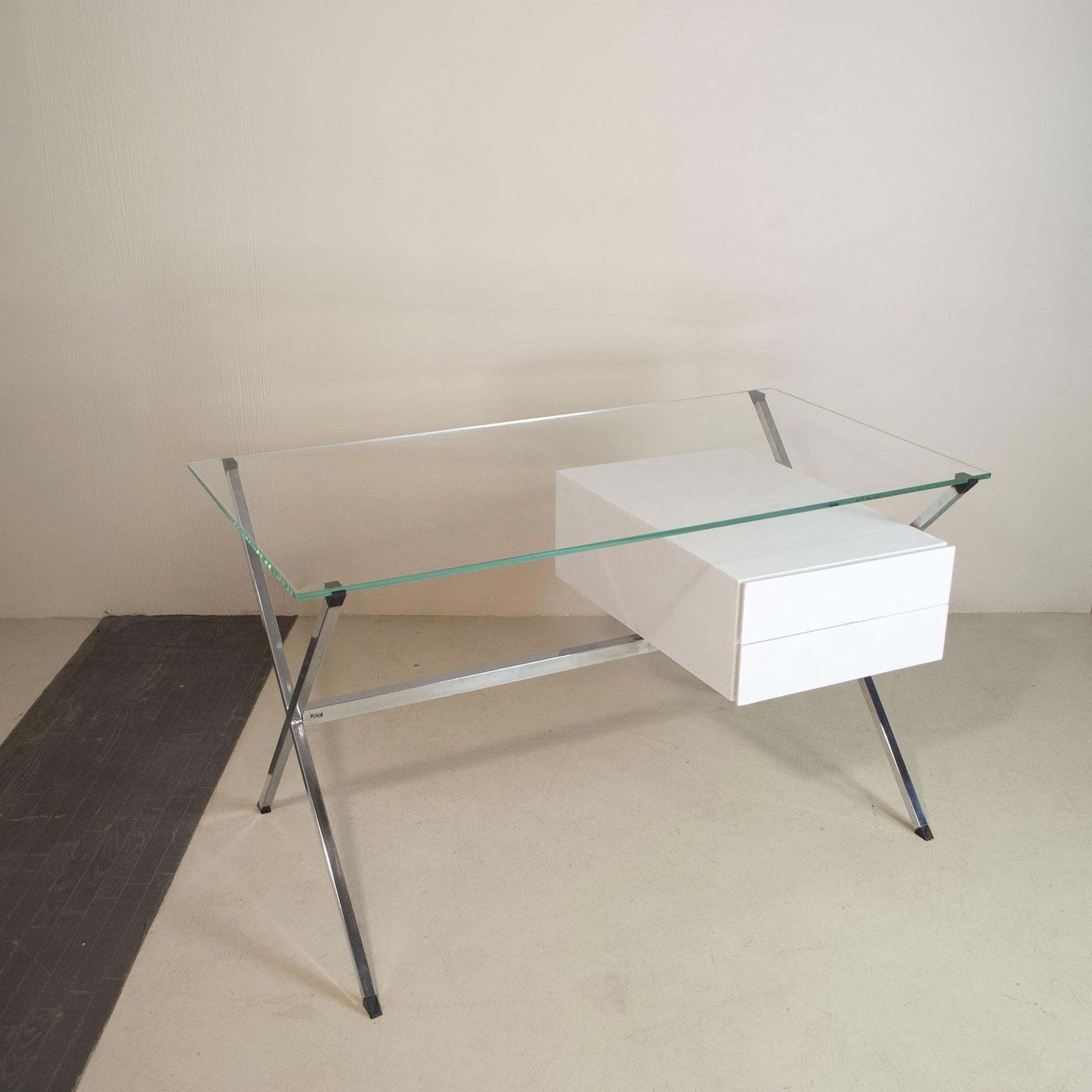 Franco Albini Italian Midcentury Desk For Knoll 70's photo vinterior