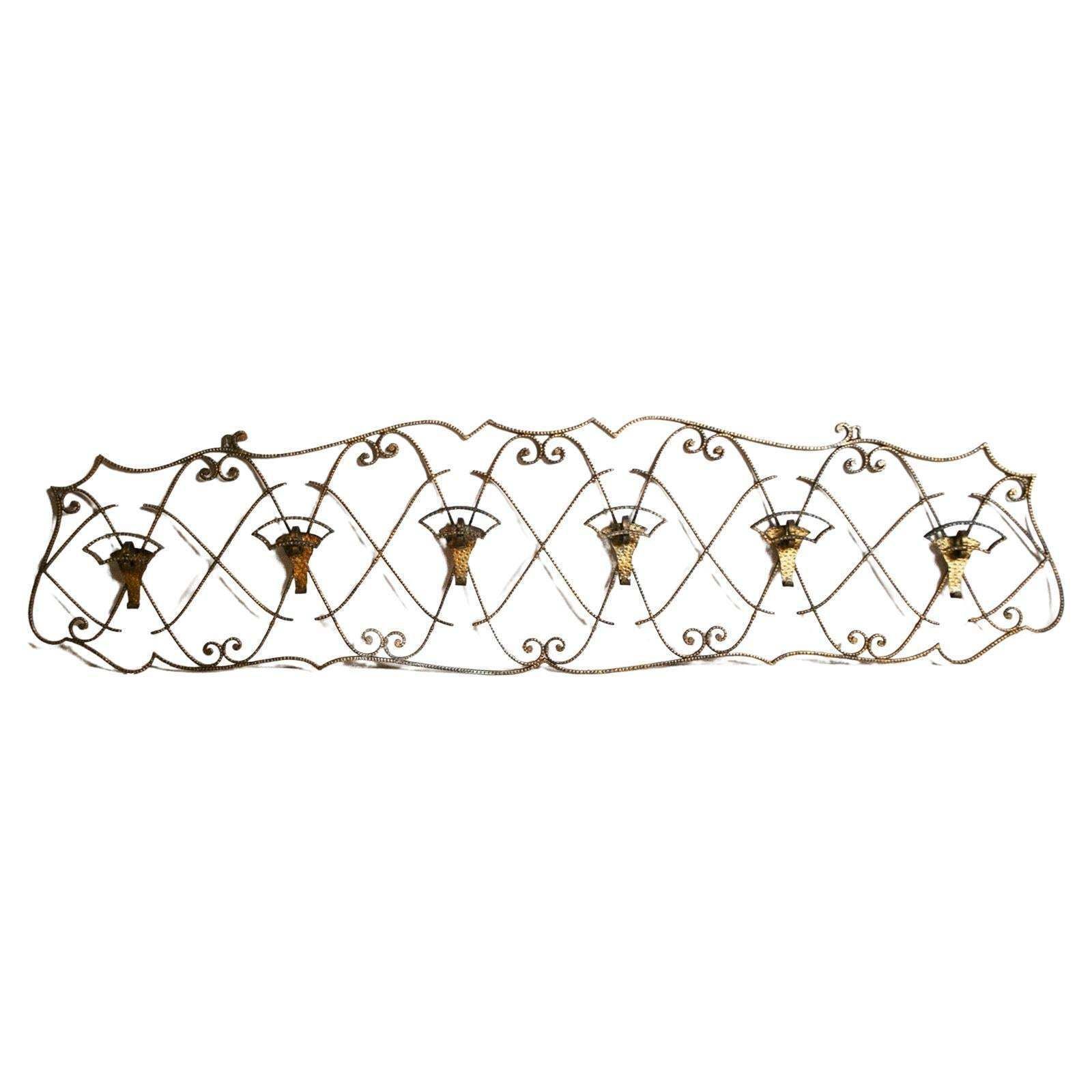 Pier Luigi Colli Iron Coat Rack, Late 1950s