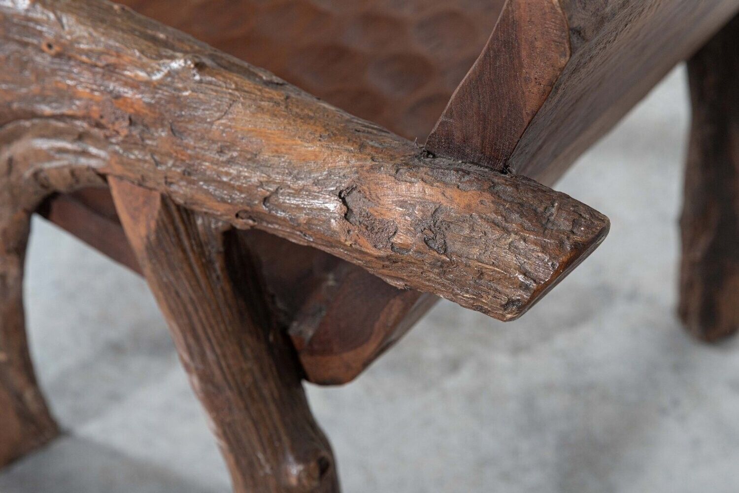 photo for sale Mid Century Provincial French Fruitwood Root Chair