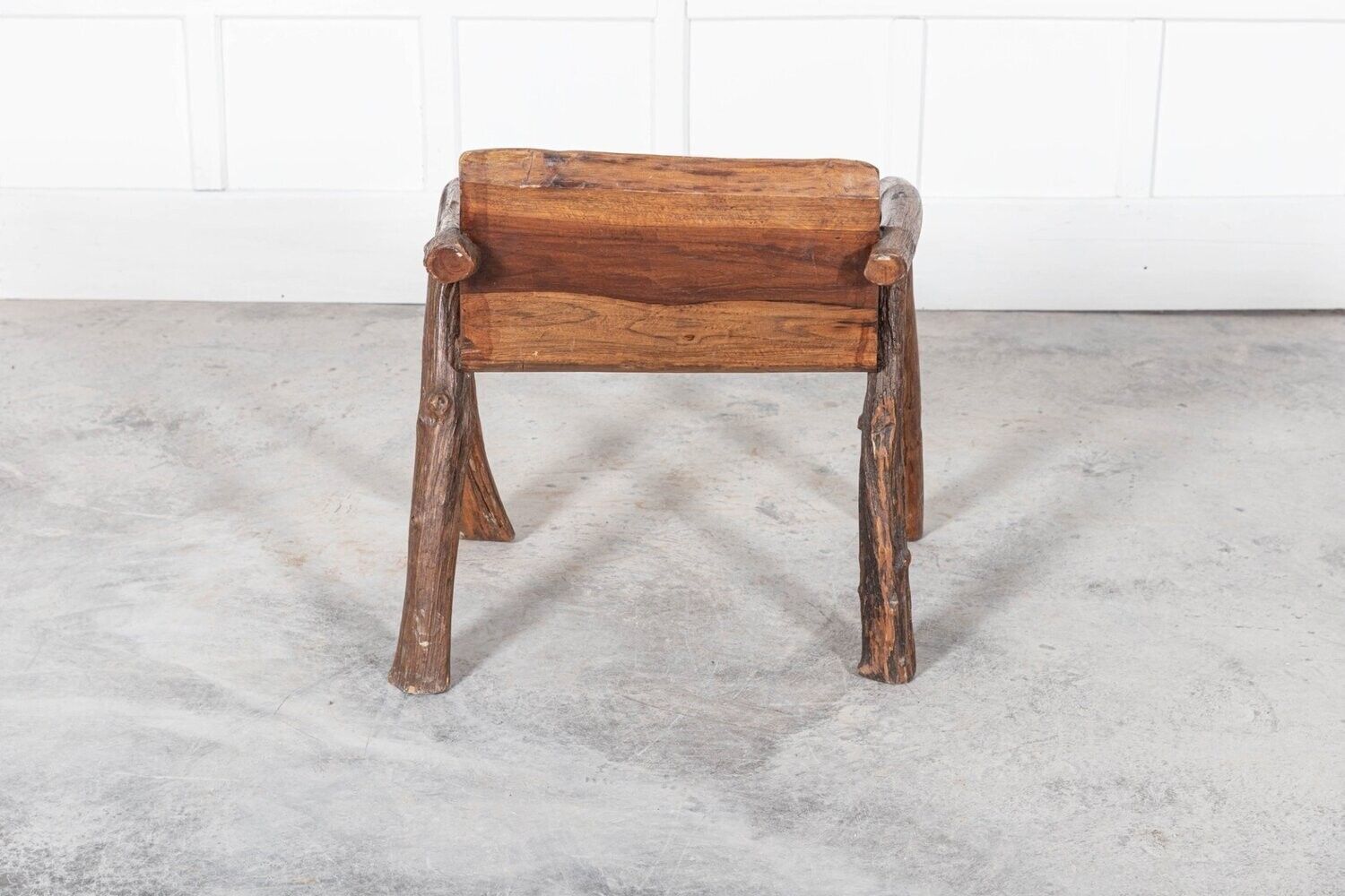 1553.0 Mid Century Provincial French Fruitwood Root Chair photo
