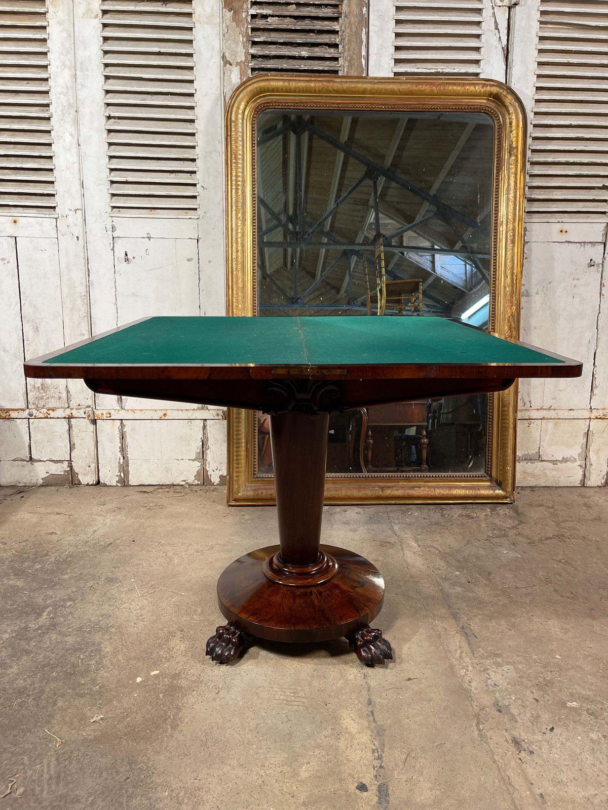 Exceptional Antique Regency Rosewood Card Games Console Table Circa 1830 photo for sale