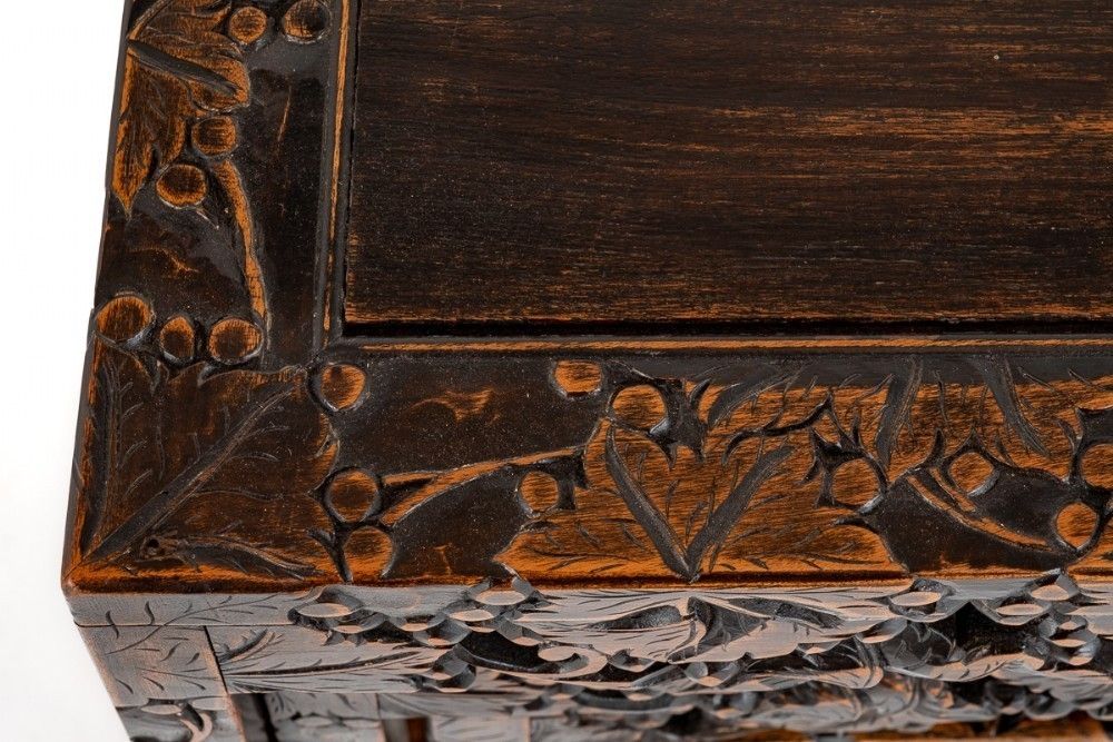 Chinese Nest Tables Hardwood Antique Quartetto photo for sale