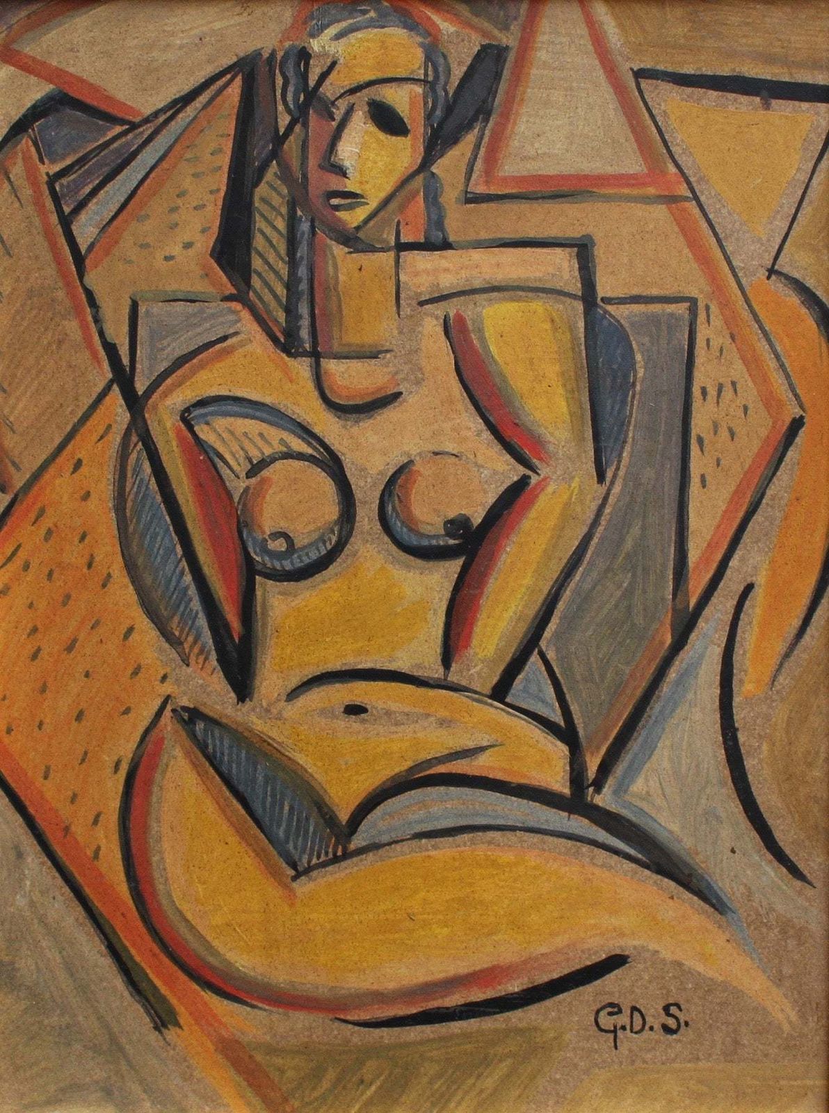 Nude Woman At Home By Raymond Debiève 1969 photo for sale