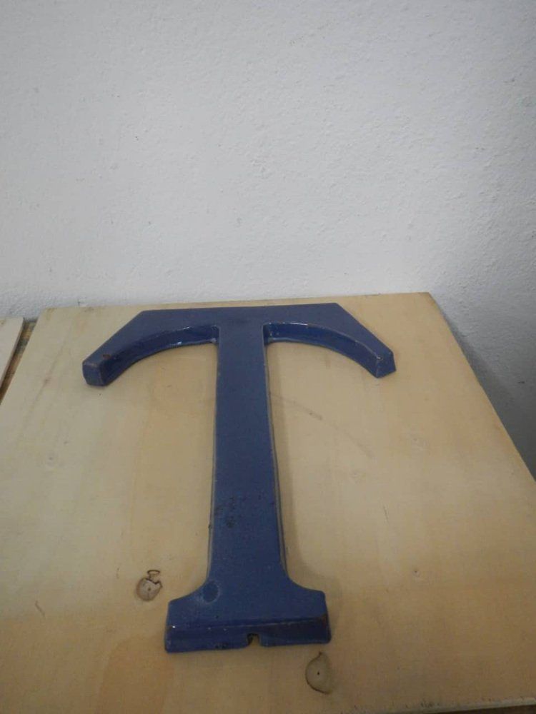 Letter T In Terracotta, 1940, 1940s photo buy